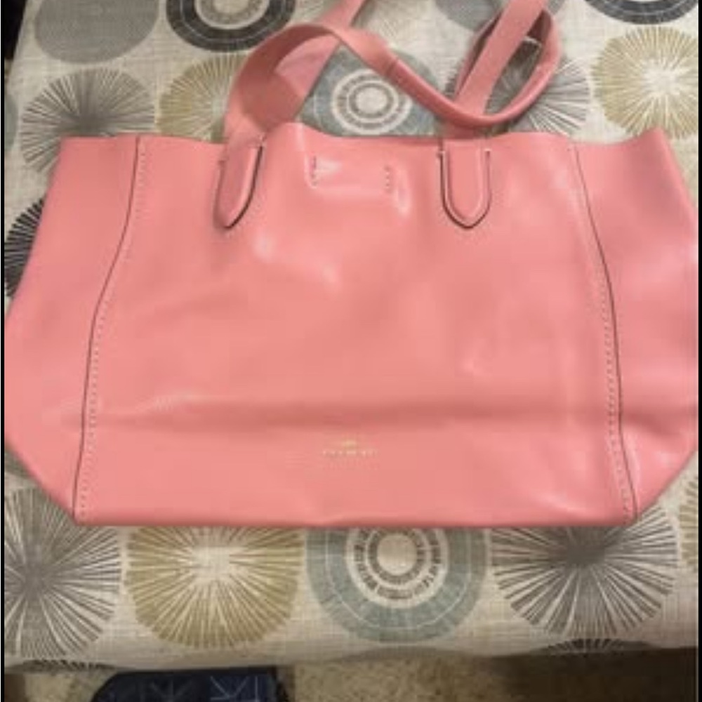 COACH Pink Shoulder Tote Bag